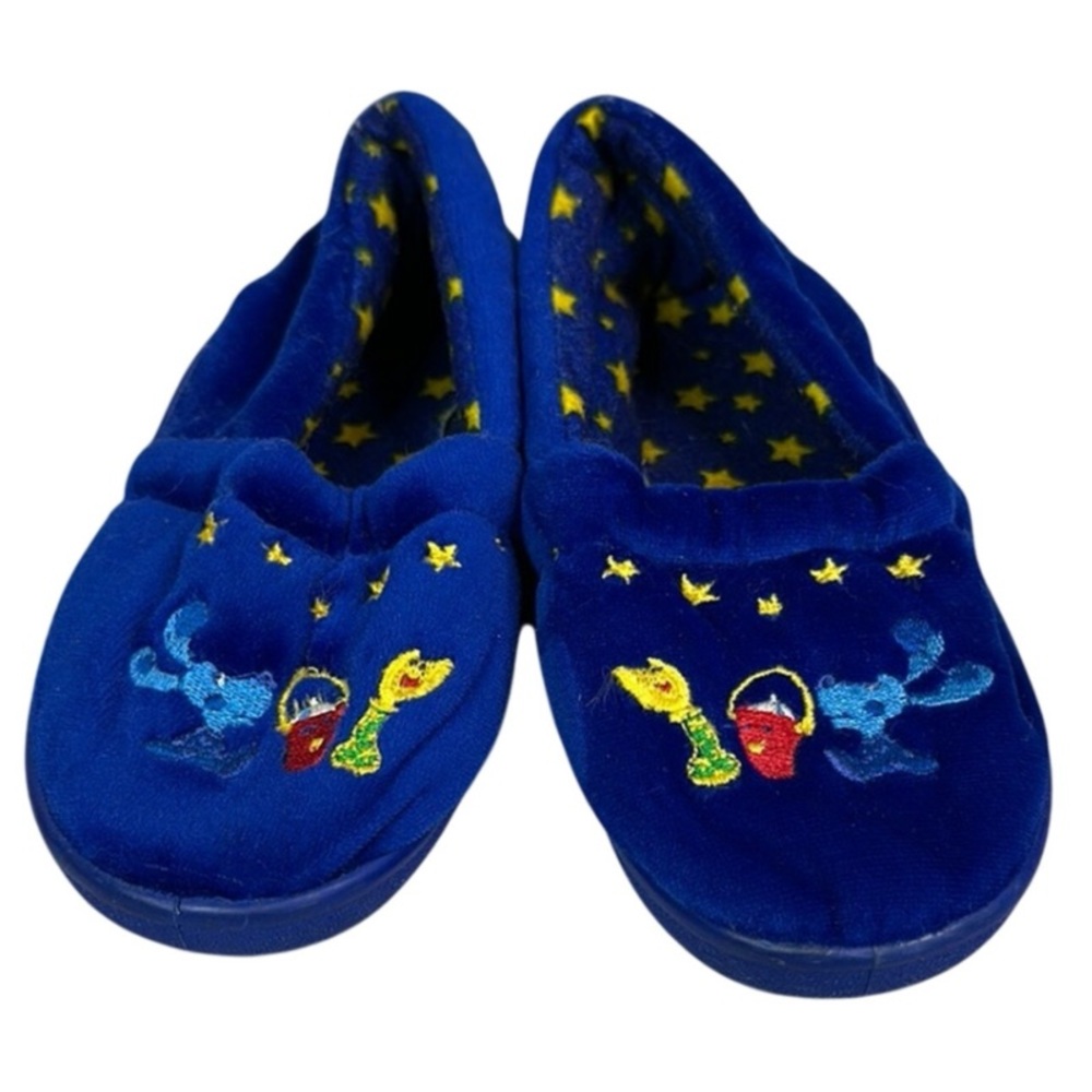 1990s Blue clues Slippers with Cartoon Design vintage